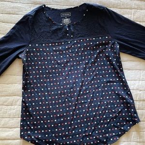 VAN HEUSEN Polka Dot Blouse